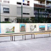 Projet école primaire Paris (10 fresques réalisées avec 6 classes)